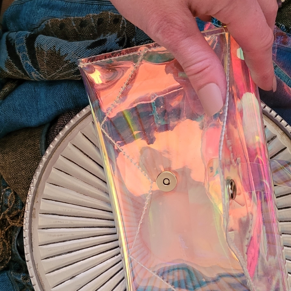 🥂🌟Transparent metallic fanny pack - Picture 3 of 8